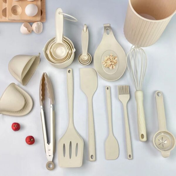21-Piece Professional Silicone Utensil Set