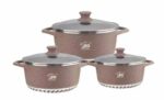 JIO 6-Piece "Big-Size" Granite Cookware Set