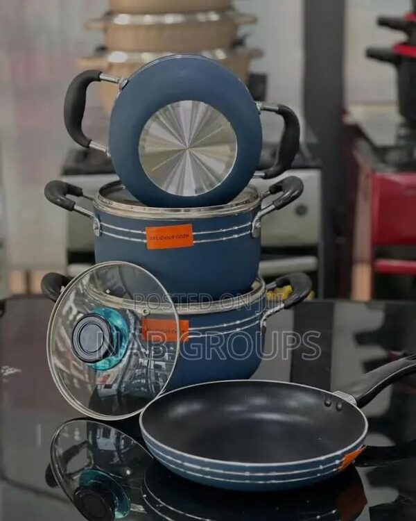 Delicious 7-Piece Granite Cookware Set