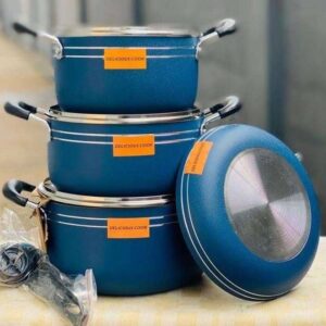 Delicious 7-Piece Granite Cookware Set