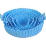6-Piece Silicone Air Fryer Liner Set