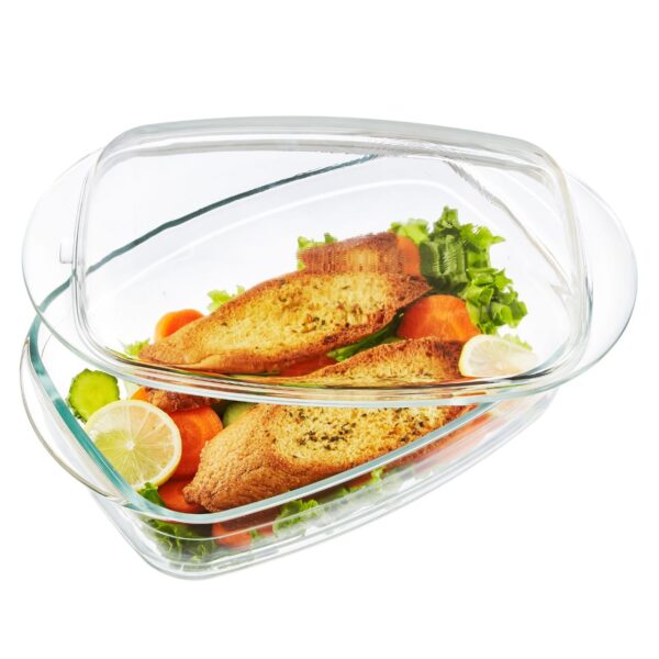 Borosilicate Glass Casserole Bowl with Lid