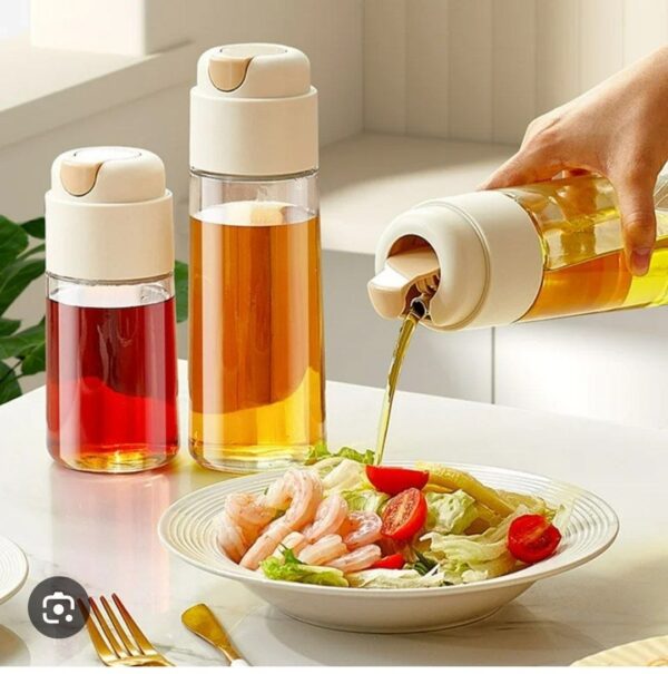 2-in-1 Glass Oil Dispenser & Sprayer