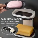 Double-Layer Wall-Mounted Soap Dish