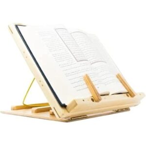 Adjustable Bamboo Book Stand
