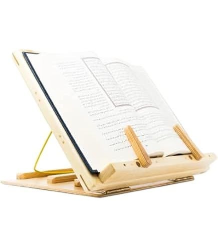 Adjustable Bamboo Book Stand