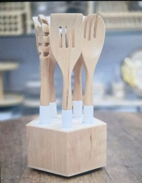 6-Piece Wooden Utensil Set