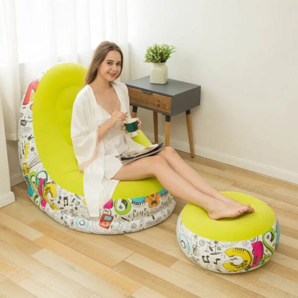 Inflatable Sofa with Matching Footrest