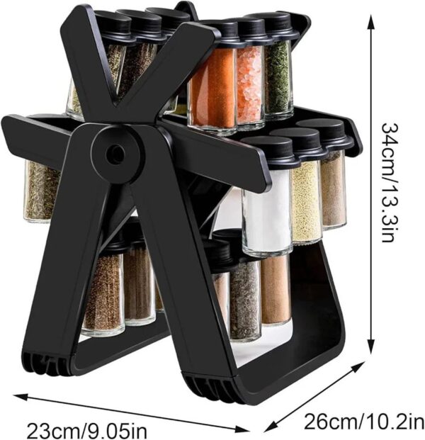 18-Jar Rotating Spice Organizer