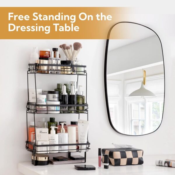 3-Tier Anti-Rust Over-the-Toilet Storage Rack