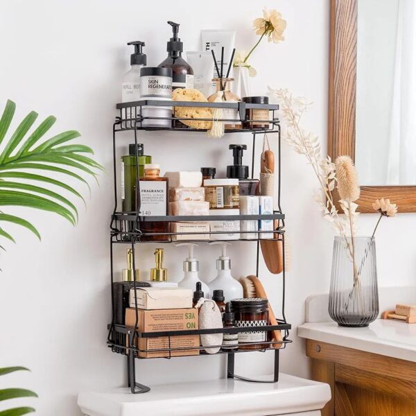 3-Tier Anti-Rust Over-the-Toilet Storage Rack