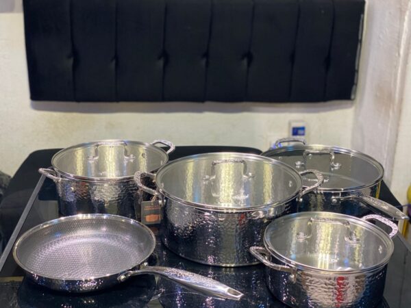 Uakeen Germany Honeycomb Cookware Set