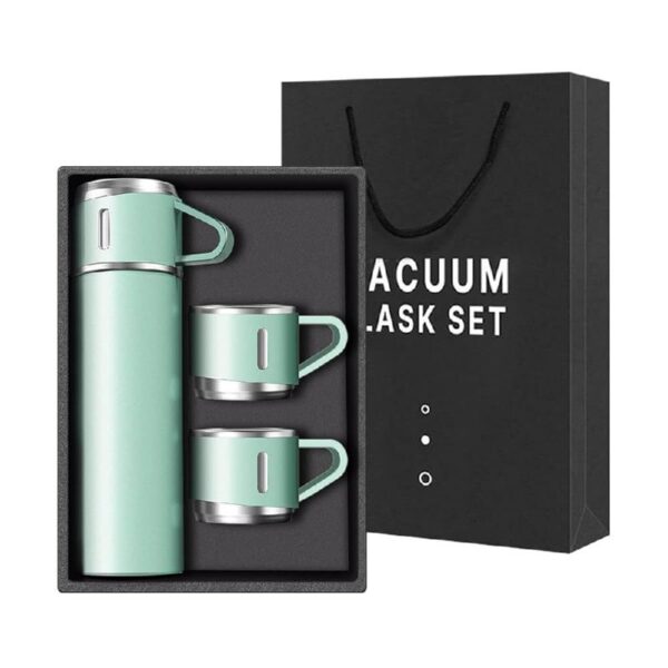 500ml Vacuum Flask & Triple Cup Gift Set