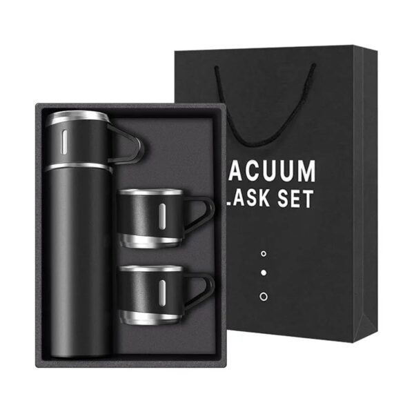 500ml Vacuum Flask & Triple Cup Gift Set
