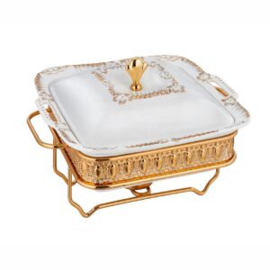 Grand-Buffet 2.8L Luxury Gold-Accented Chafing Dish