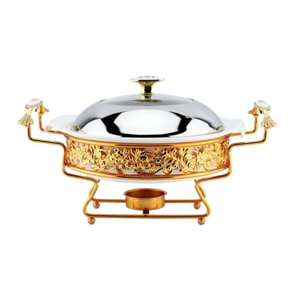 2.0L Luxury Golden Buffet Chafing Dish