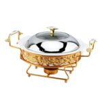 2.0L Luxury Golden Buffet Chafing Dish