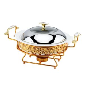2.0L Luxury Golden Buffet Chafing Dish