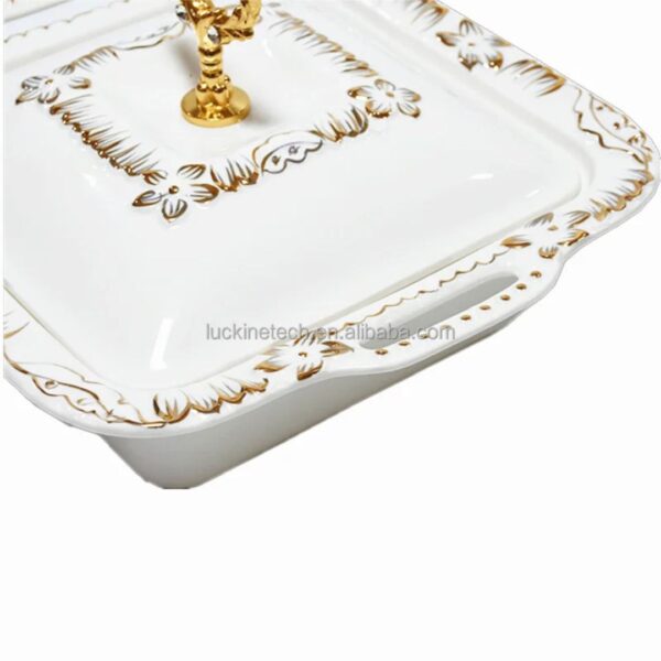 Diamond-Luxe 2.8L High-Decoration Ceramic Chafing Dish