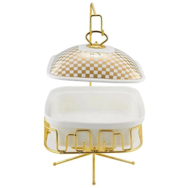 3.0L Luxury Ceramic Oval Chafing Dish