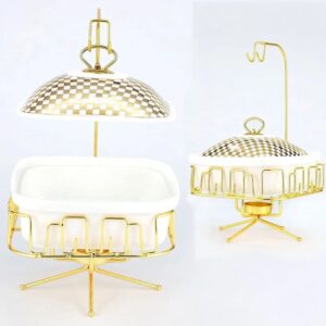 3.0L Luxury Ceramic Oval Chafing Dish