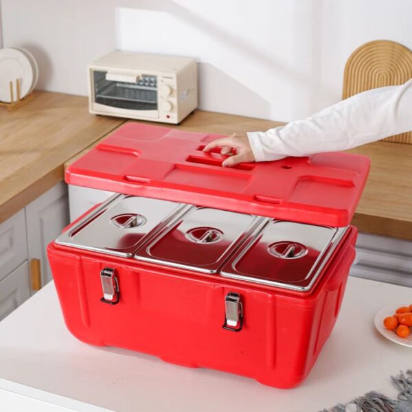 40L 3-Compartment Professional Thermal Barrel