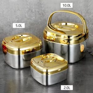 3-Piece Arabic Luxury Food Warmer Set