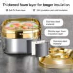 3-Piece Arabic Luxury Food Warmer Set