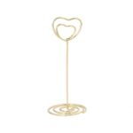 Professional Heart-Shaped Wire Display Holder