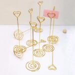 Professional Heart-Shaped Wire Display Holder