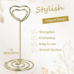 Professional Heart-Shaped Wire Display Holder