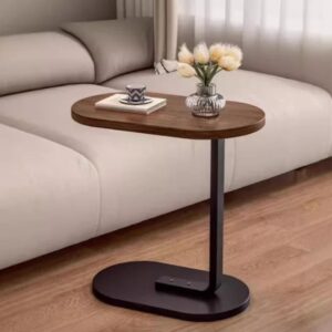 C-Shaped End Table