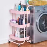 3-Tier Rolling Utility Storage Trolley