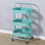 3-Tier Rolling Utility Storage Trolley