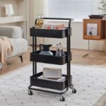 3-Tier Rolling Utility Storage Trolley