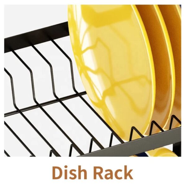 3-Tier Gold & Black Dish Gallery