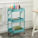 3-Tier Rolling Utility Storage Trolley