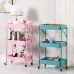 3-Tier Rolling Utility Storage Trolley