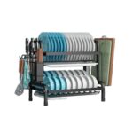 2-Tier Dual-Drain Dish Gallery