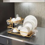2-Tier Stainless Steel Dish Rack