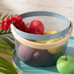 Handwoven Elephant Grass Storage Basket