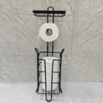 Toilet Roll Station with Phone Tray