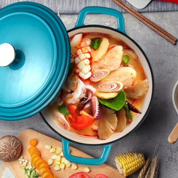 Enameled Cast Iron Dutch Oven