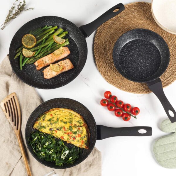 3-Piece Forged Aluminum Professional Pan Set