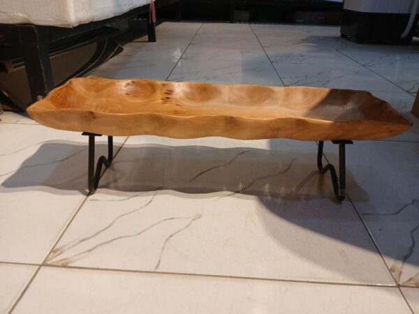 Solid Wood Slab Bench & Console Table