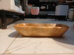 Hand-Carved Deep Teak Wood Professional Bowl