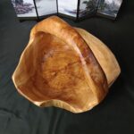 Hand-Carved Big Artisan Wood Basket