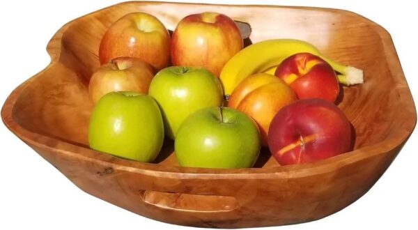 Hand-Carved Reclaimed Wood Farmhouse Tray