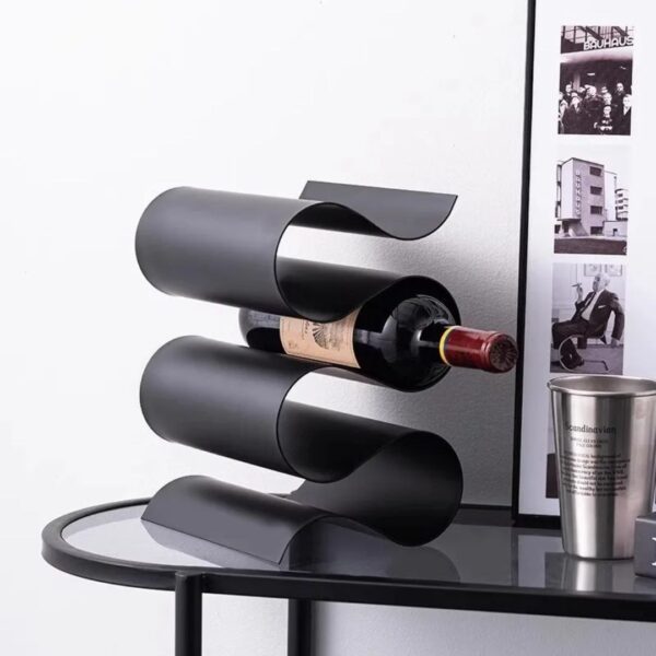 Artisan Metal 4-Bottle Wine Rack