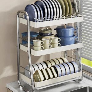 3-Layer Anti-Rust Dish Rack